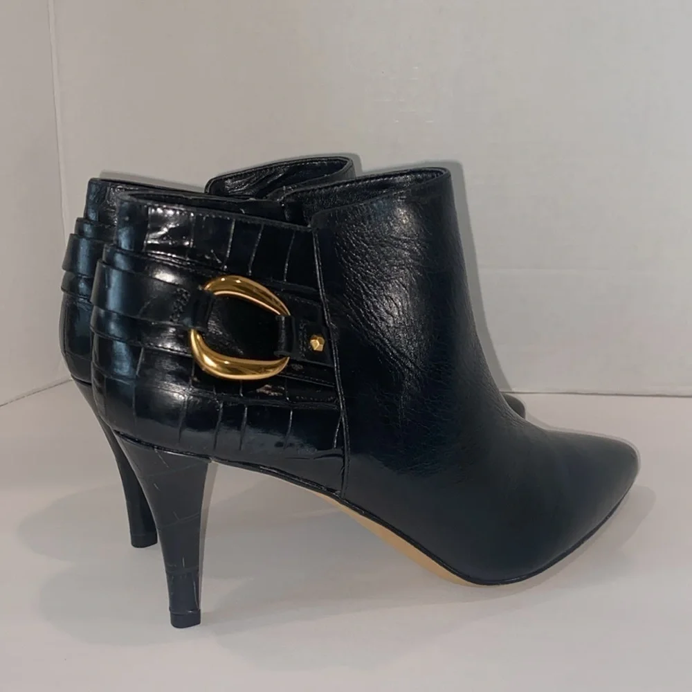 VINCE CAMUTO Women's Selmente High Heel Booties Black Size 10
